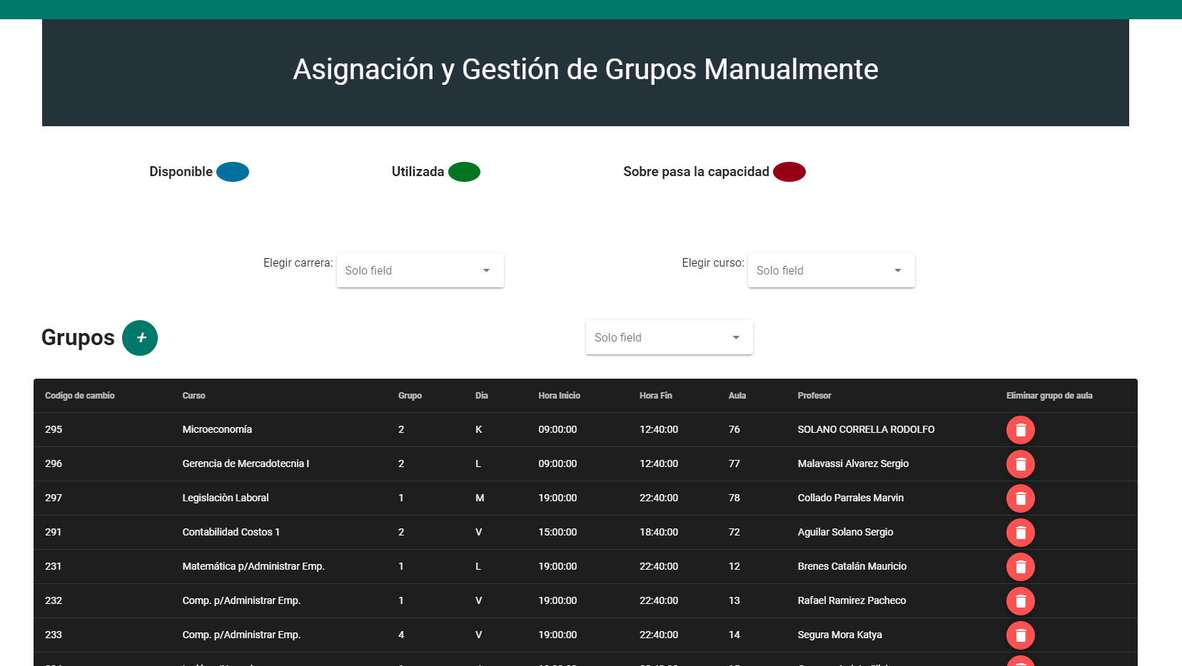 Classroom to Schedule Assignor Project